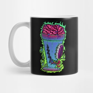 Crazy monster in a Milkshake cup Mug